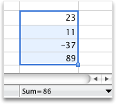 fórmula media en Excel para Mac